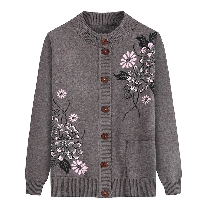 Marielle - Embroidered Knit Cardigan