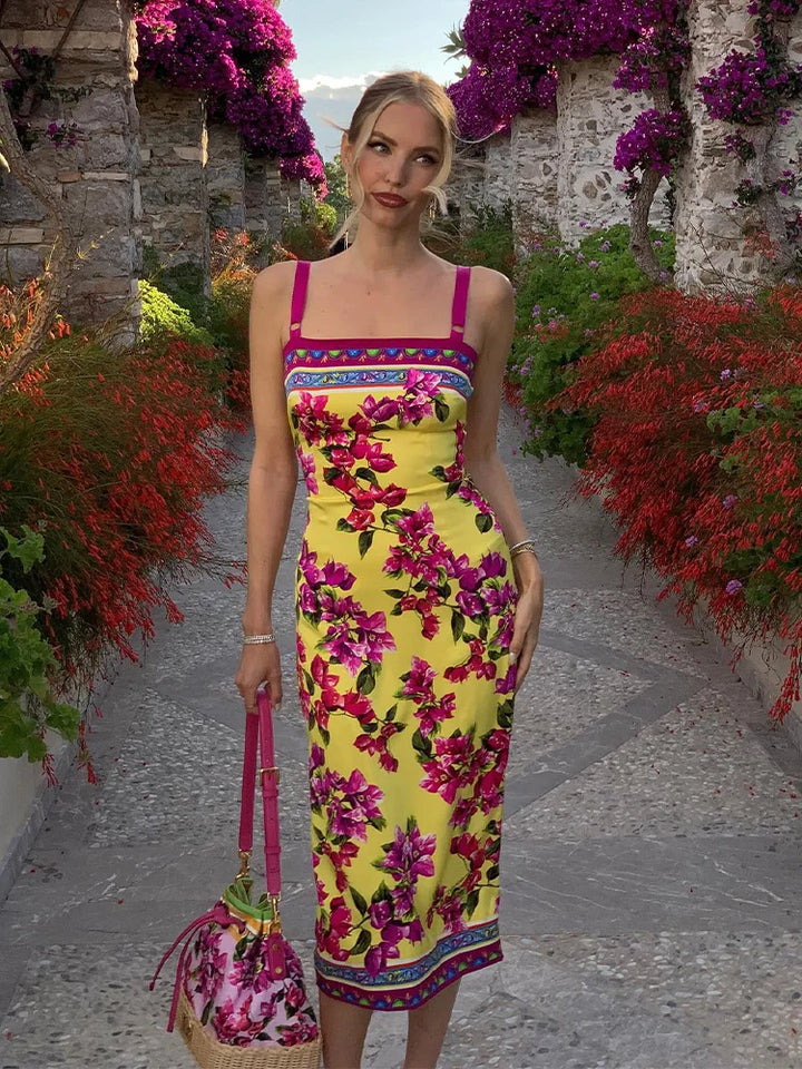 Primrose | Floral Midi Dress