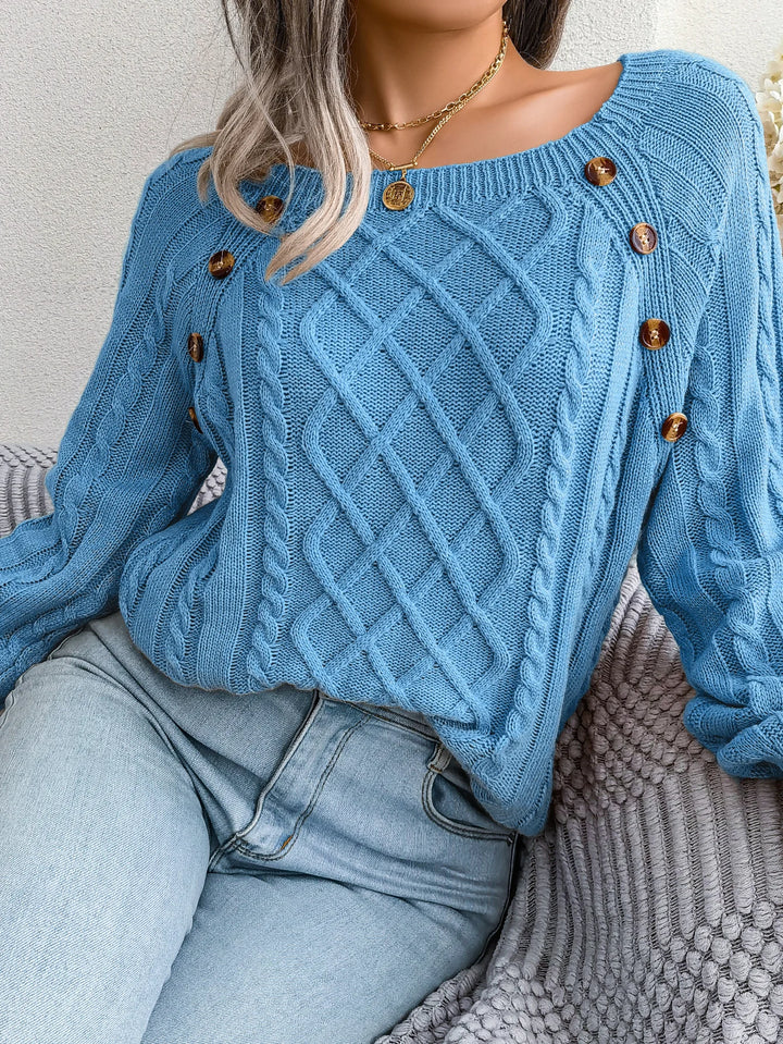 Lara - Cable Knit Jumper