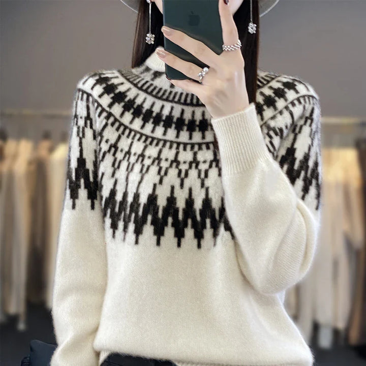 Elyse | Elegant Winter Knit Sweater