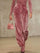 Isabella | Pink Velvet Wide-Leg Trousers