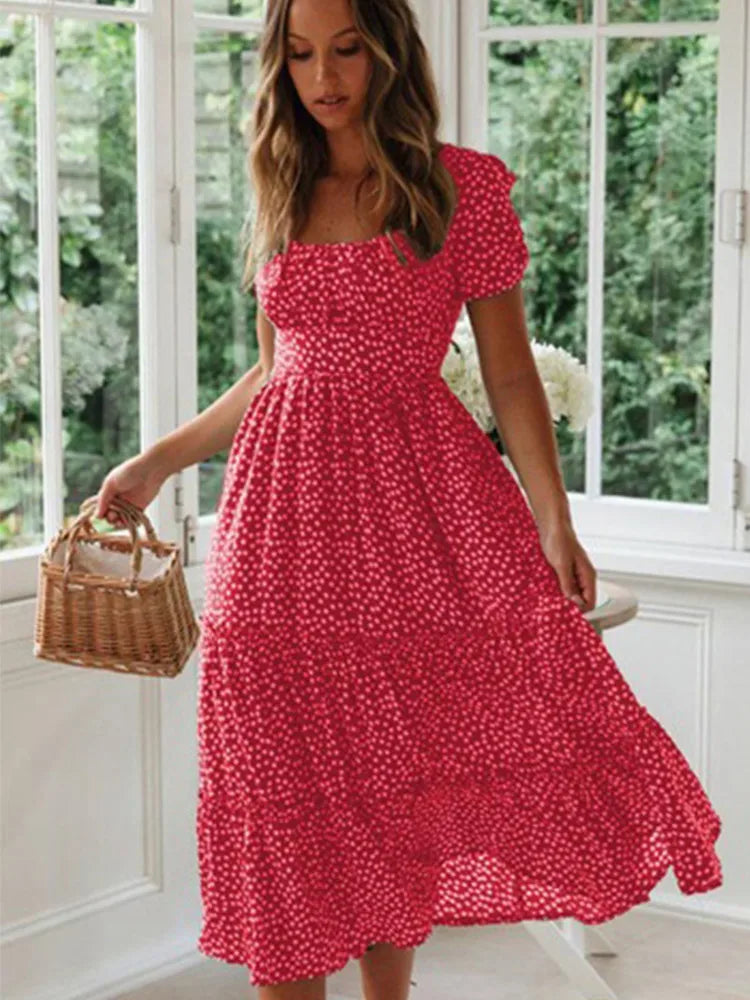 Ruth | Vintage Floral Maxi Dress