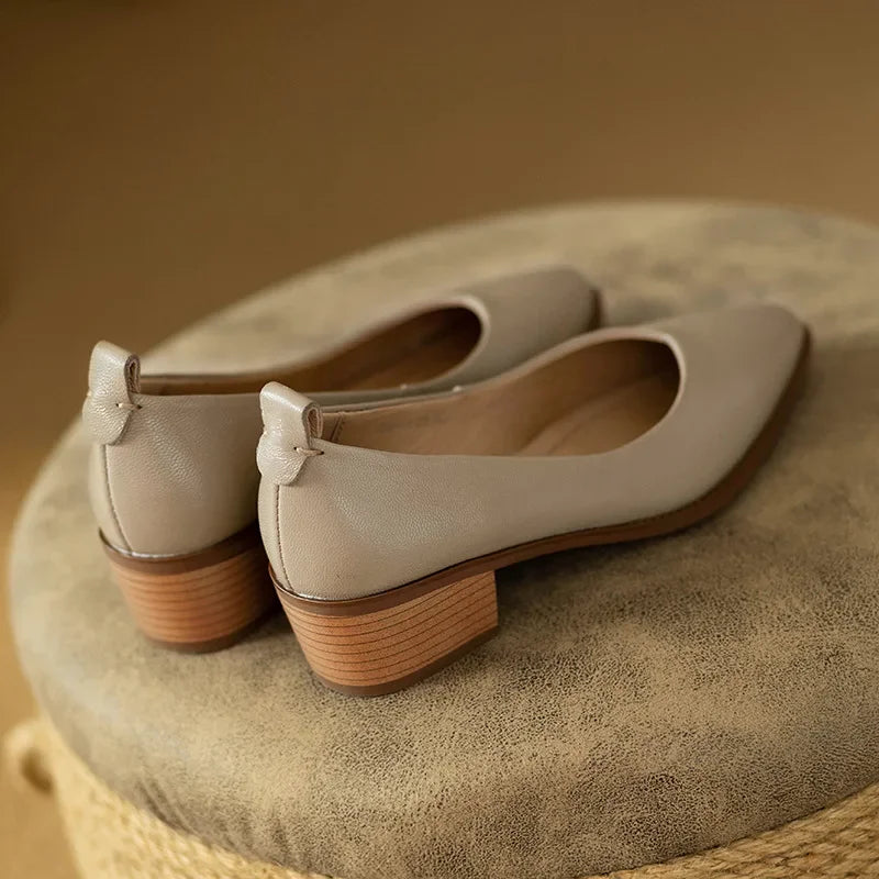 Sandra | Classic Block Heel Pumps