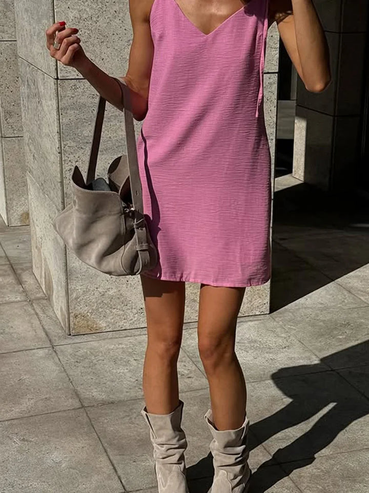 Claudia | V-Neck Bodycon Mini Dress