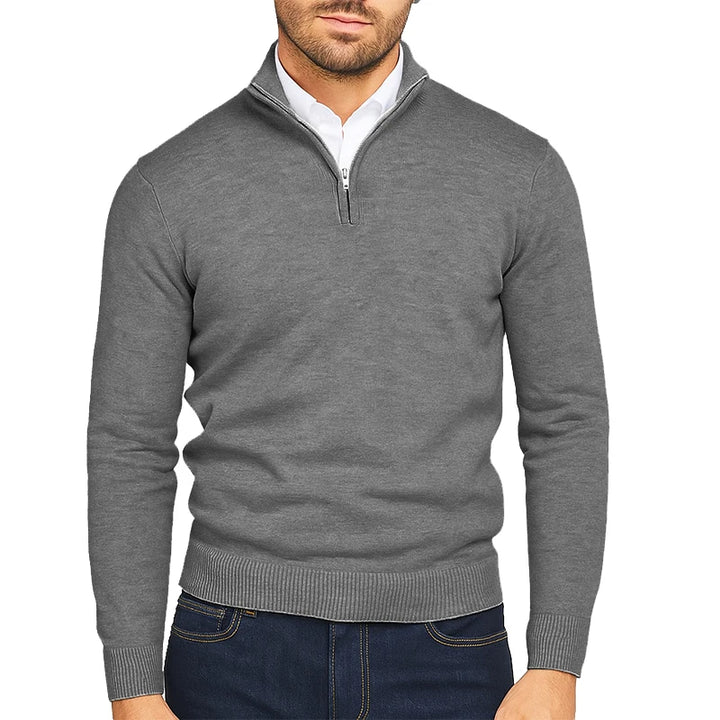 Clark - Lightweight Quarter‑Zip Jumper