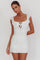 Sweet Saturday | Fitted Mini Dress - White