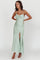 Elpis | Satin Maxi Dress - Mint