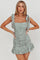 Neriah | Lace Mini Dress - Sage