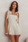 Elodie | Feminine Romper - Cream