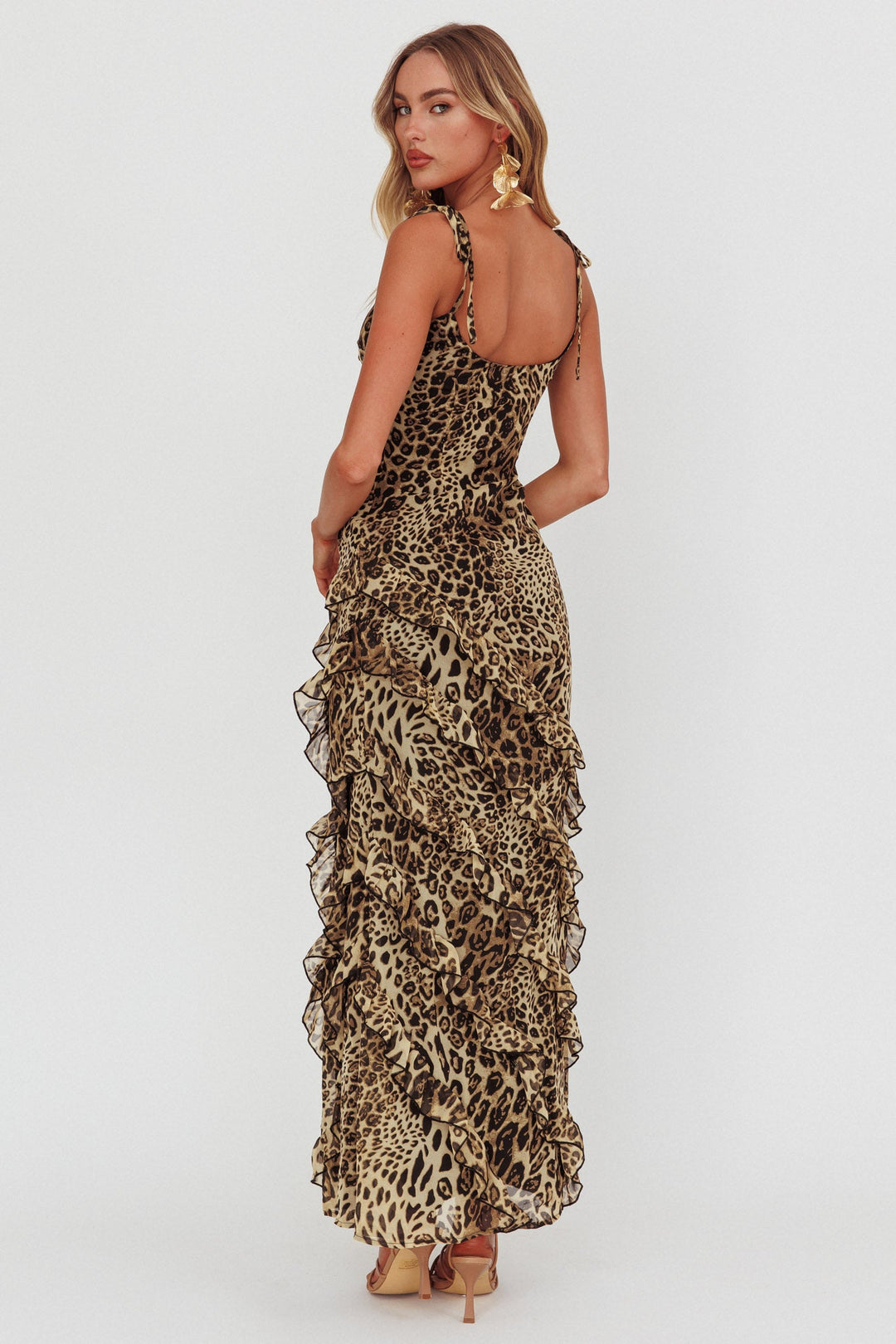 Valerie | Leopard Maxi Dress - Leopard