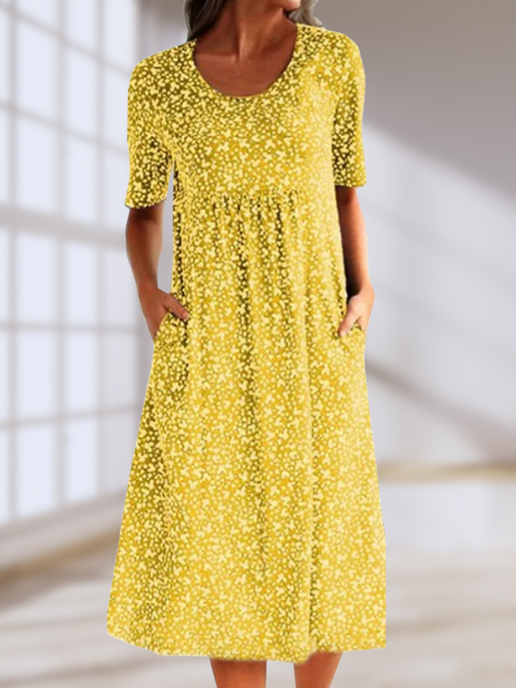 Lilo | Breezy Floral Midi Dress