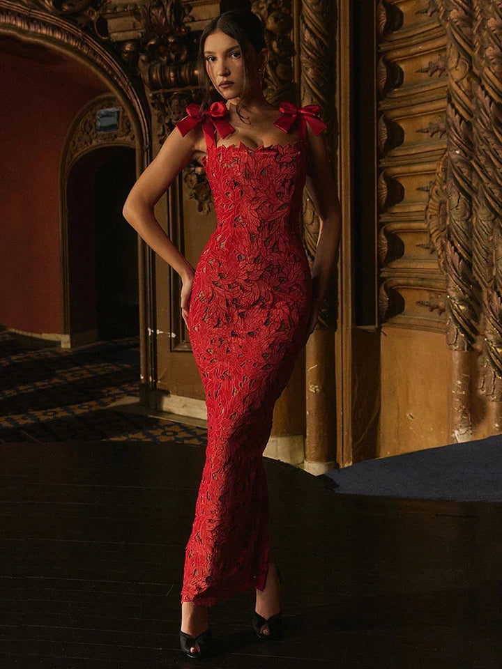 Florence | Square Neck Maxi Dress