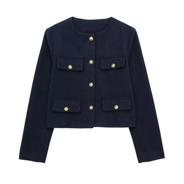 Odessa - Cropped Button Jacket