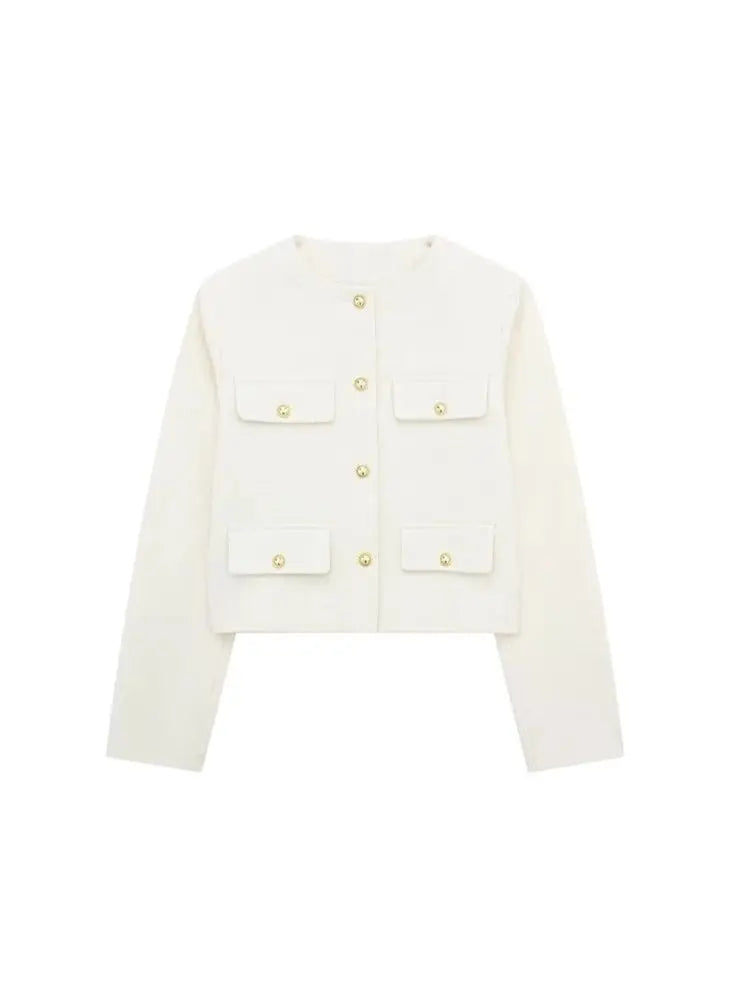 Odessa - Cropped Button Jacket