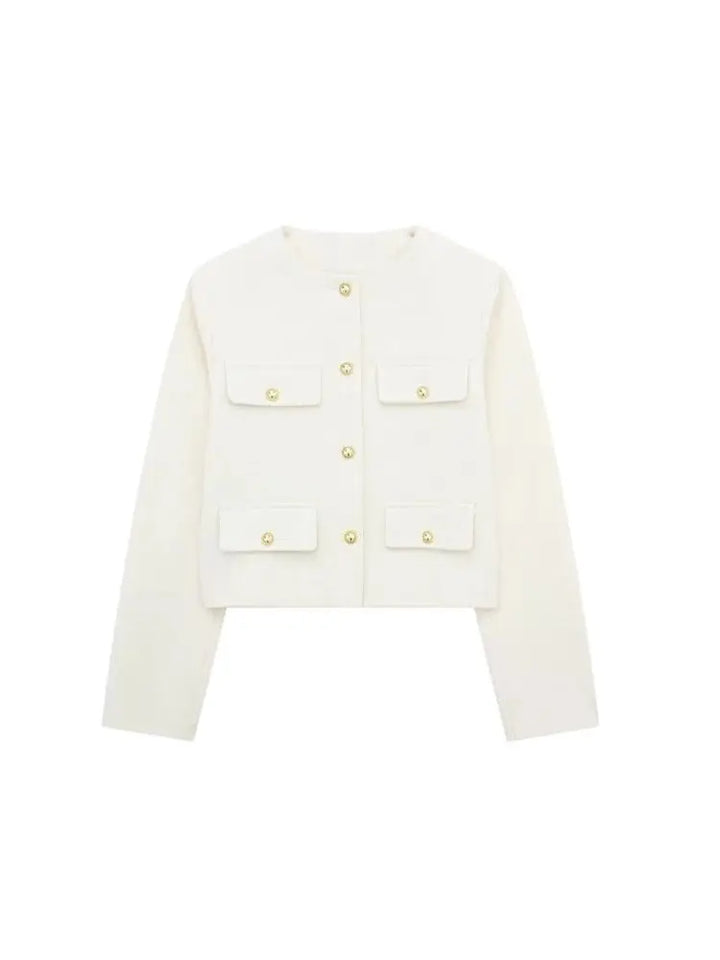Odessa - Cropped Button Jacket