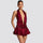 Zyelle | Glitter Halter Mini Dress - Red