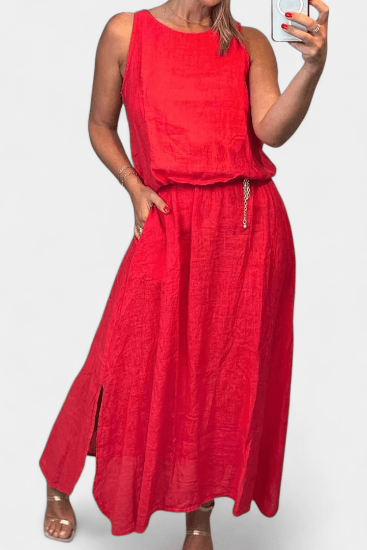 Meliora | Sleeveless Jacket &amp; Skirt