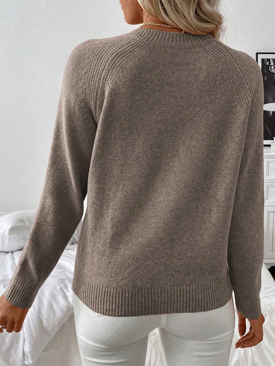 Kaia - Button Detail Knit