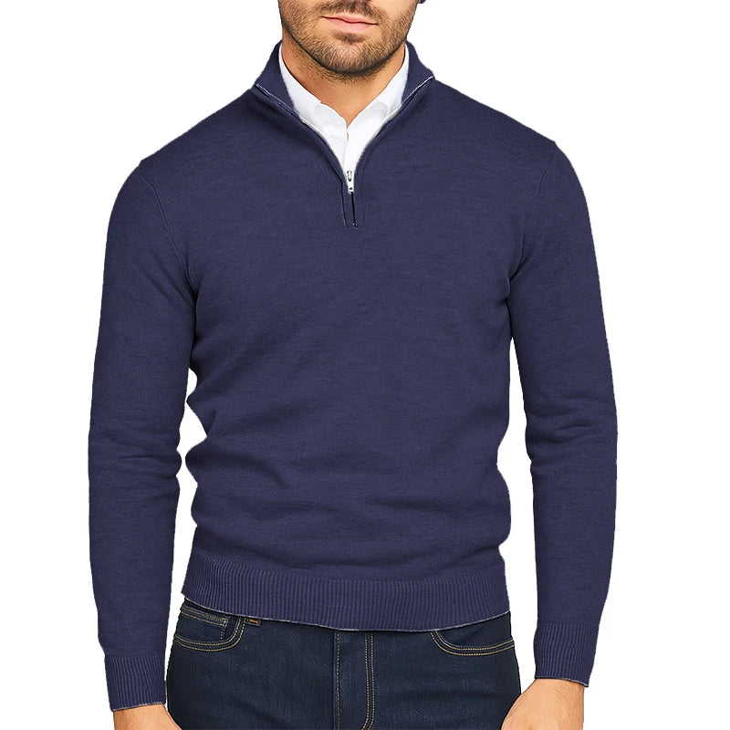 Clark - Lightweight Quarter‑Zip Jumper