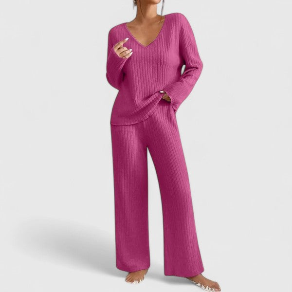Addison - Ribbed Knit Lounge Set