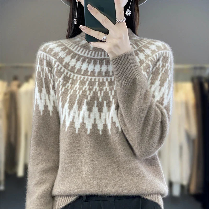 Elyse | Elegant Winter Knit Sweater