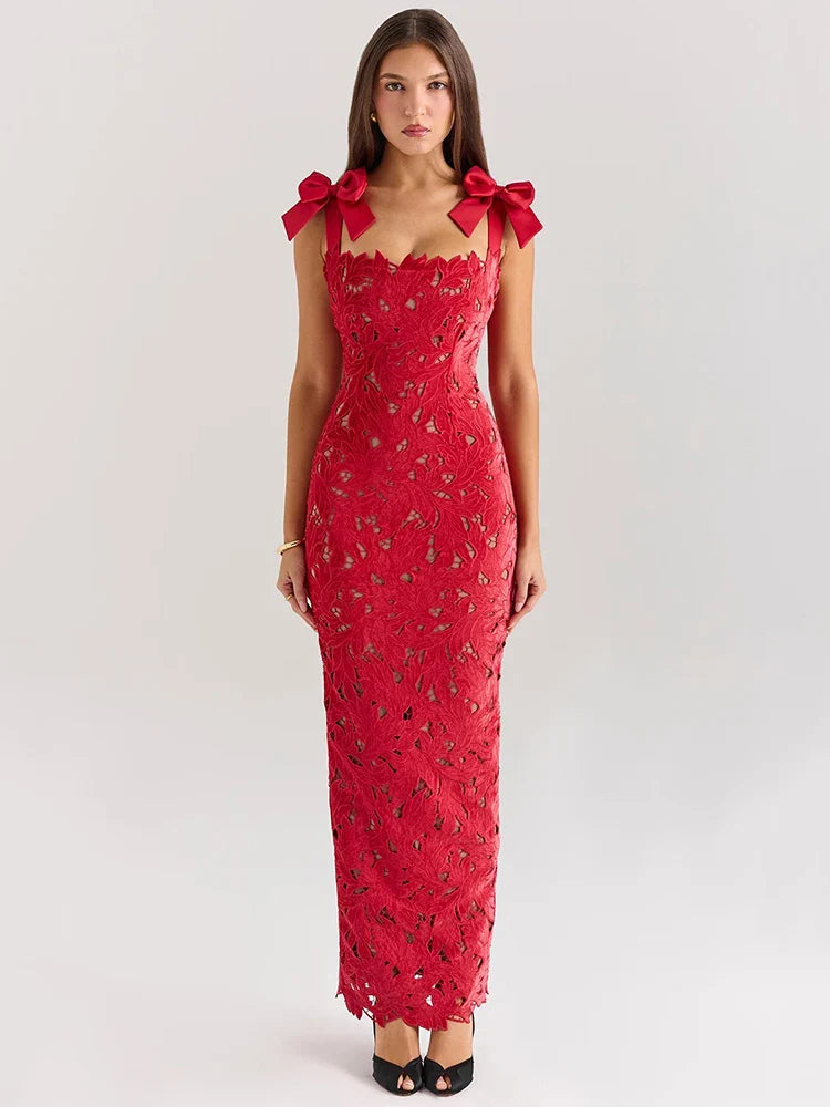 Florence | Square Neck Maxi Dress