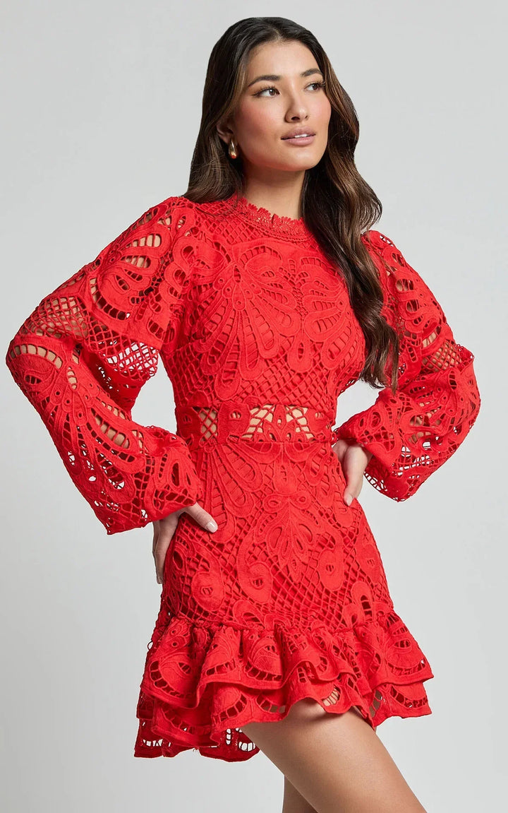 Celeste - Lace Mini Dress