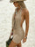 Virela | Edgy V-Neck Mini Dress
