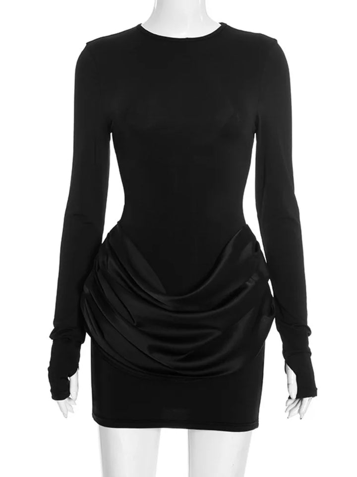 Nyla - Sculpted Drape Mini Dress