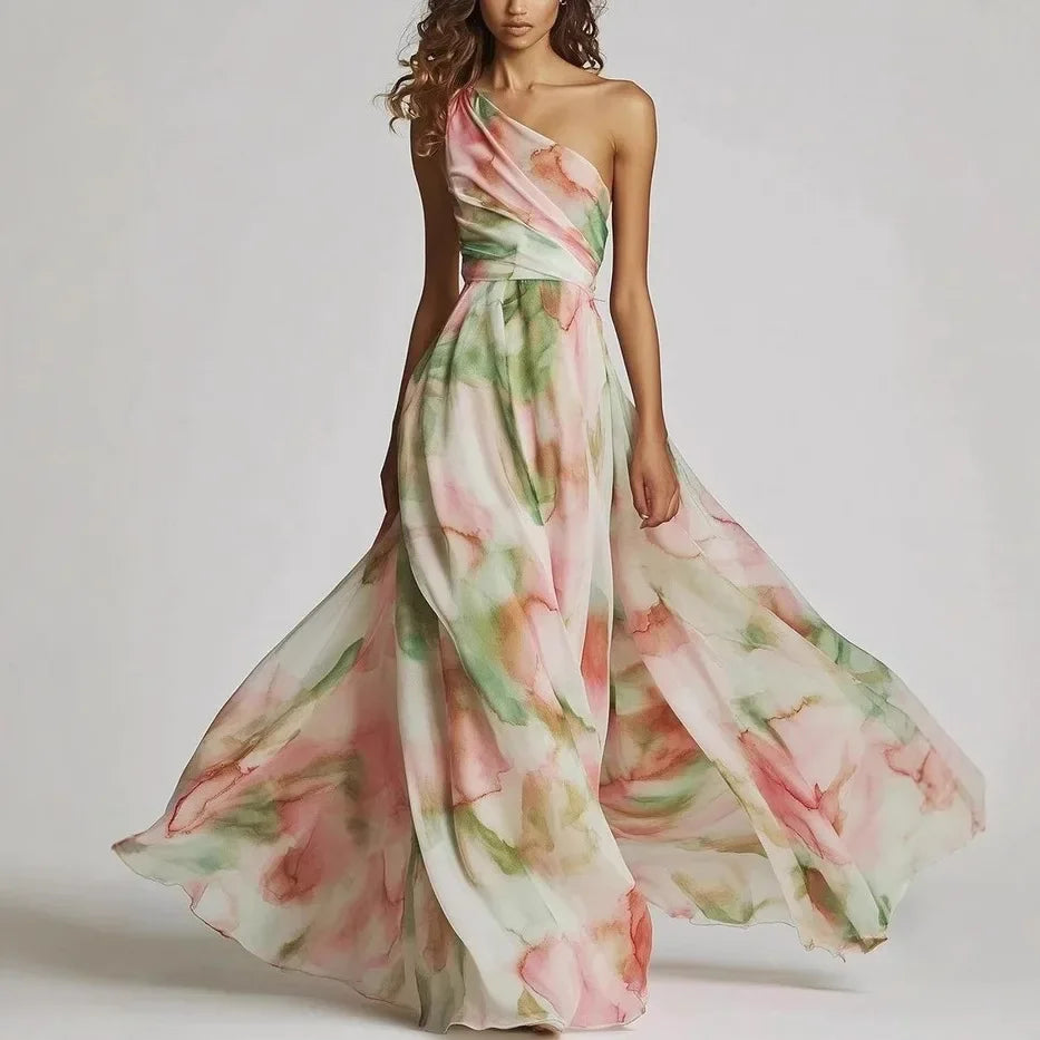 Celestina | One-Shoulder Maxi Dress