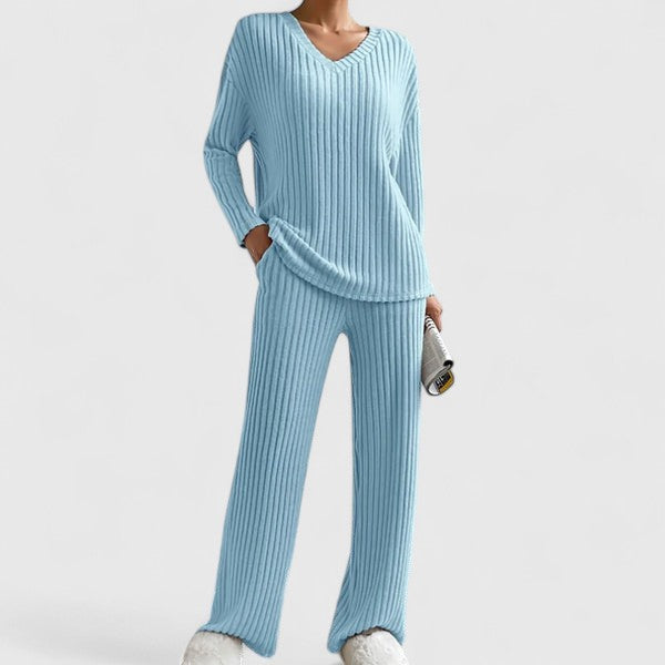 Addison - Ribbed Knit Lounge Set