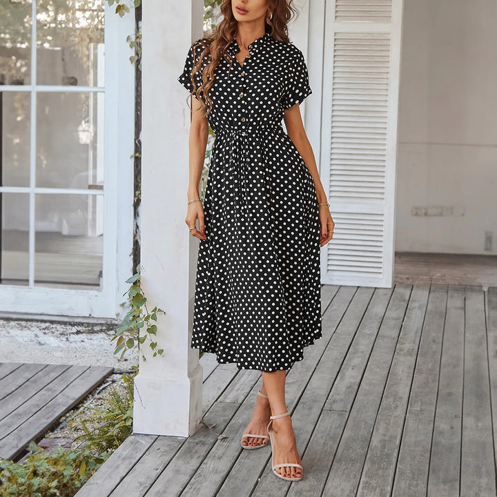 Daisy | Floral Wrap Midi Dress