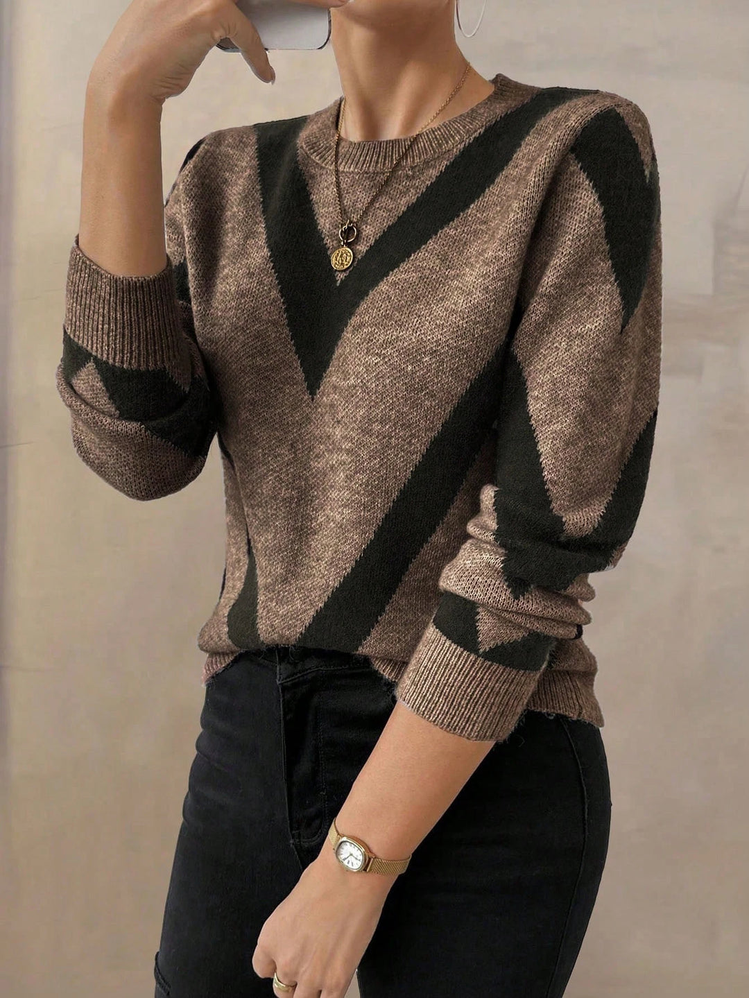 The Vienna - Geometric Pattern Jumper