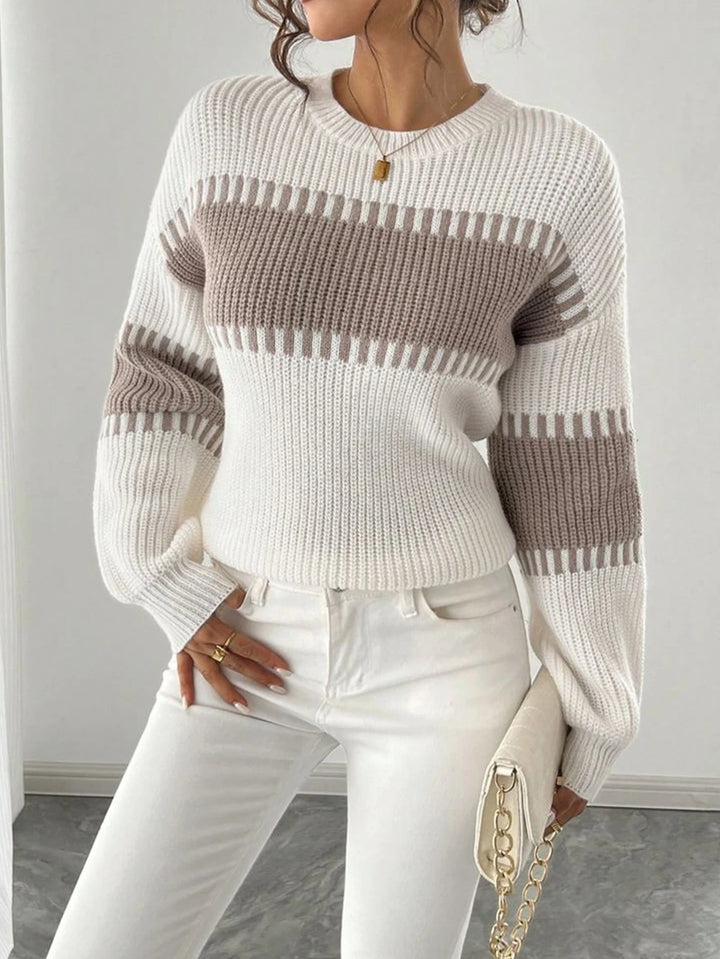 Daisy - Contrast Stripe Knit