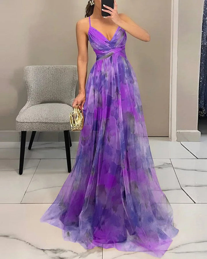 Luna |Floral Wrap Maxi Dress