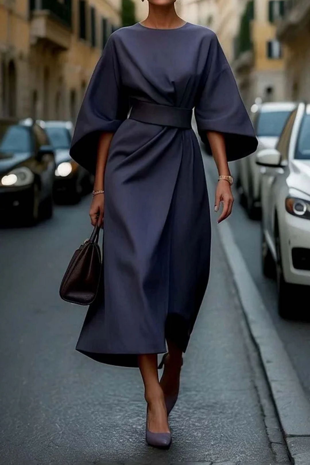 Lorelei | Elegant Belted Dress