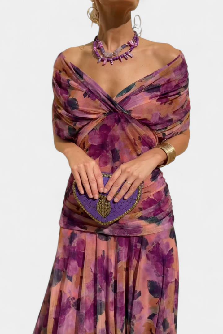 Lowenna | Elegant Off-Shoulder Dress