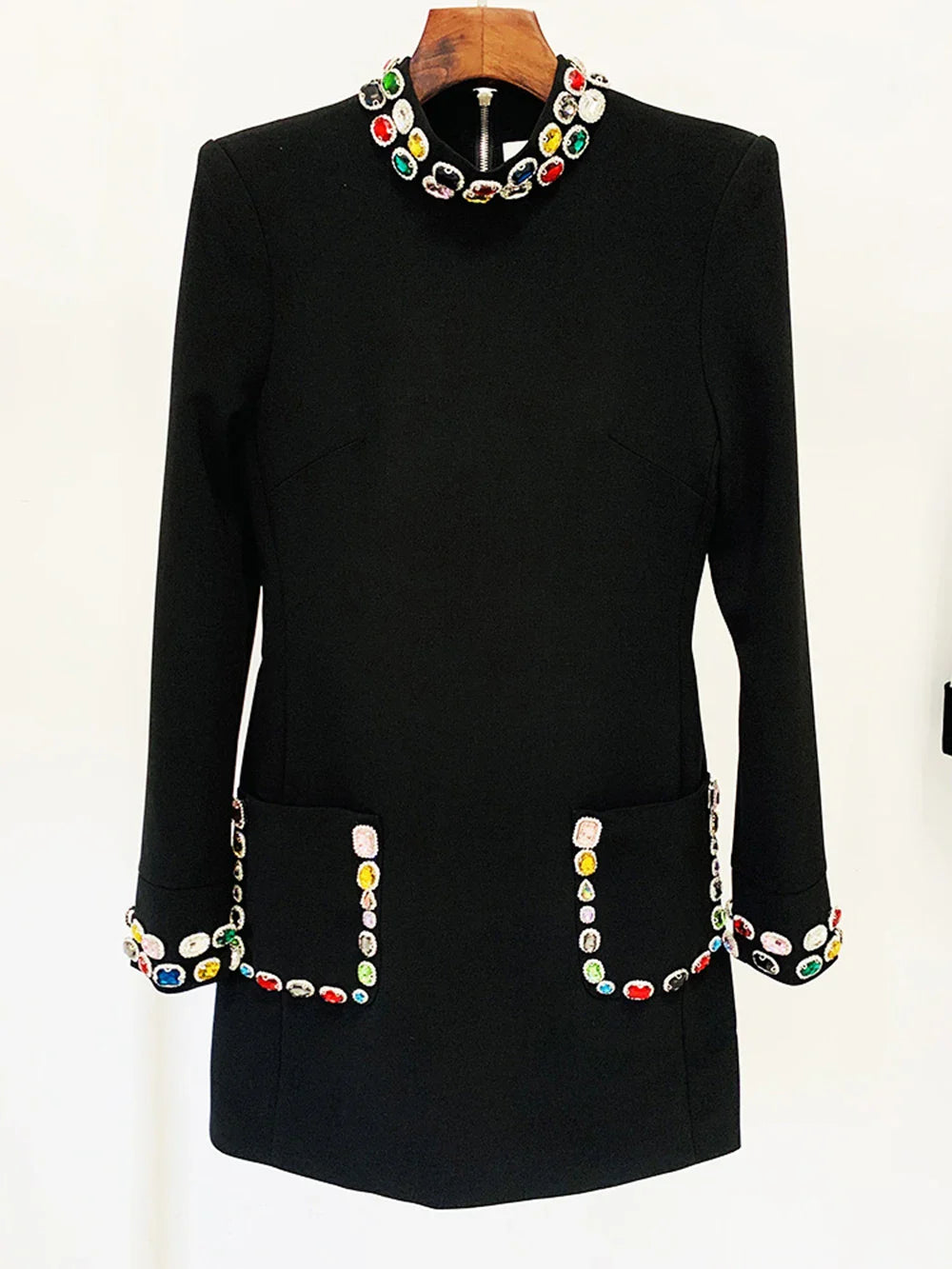 Delilah | Rhinestone Mini Dress