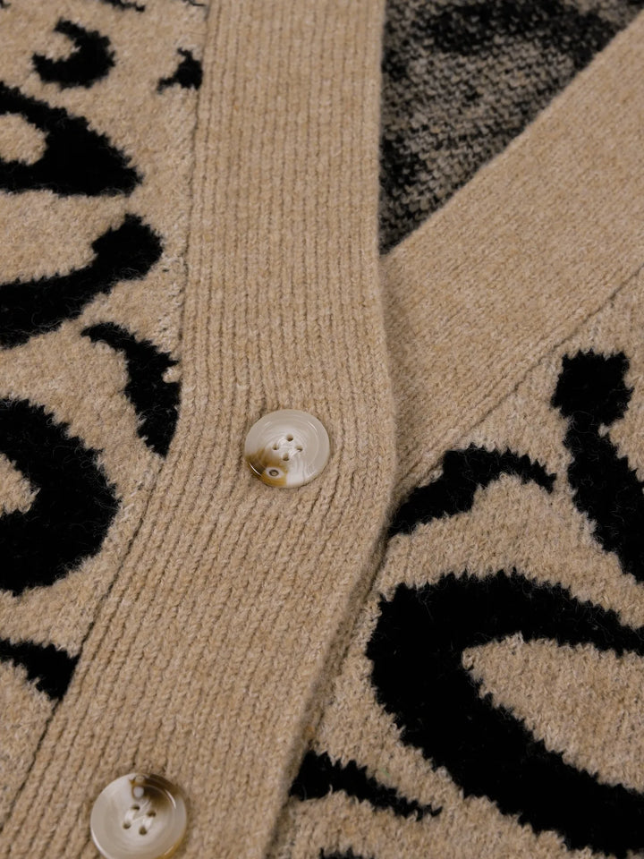 Nova - Leopard Knit Vest