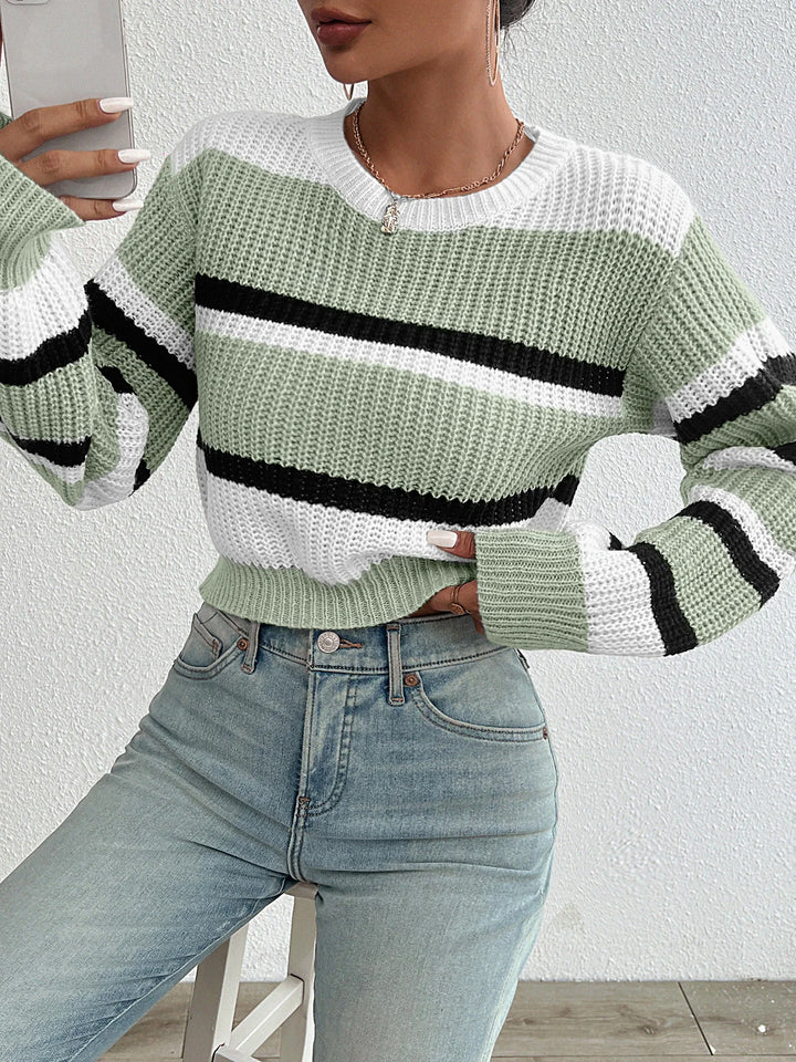 Harper - Stripe Knit Jumper