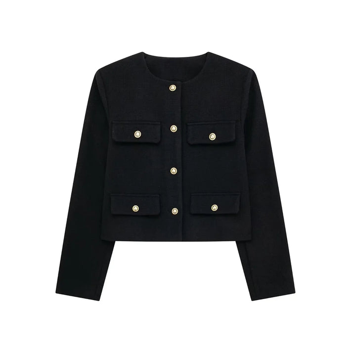 Odessa - Cropped Button Jacket