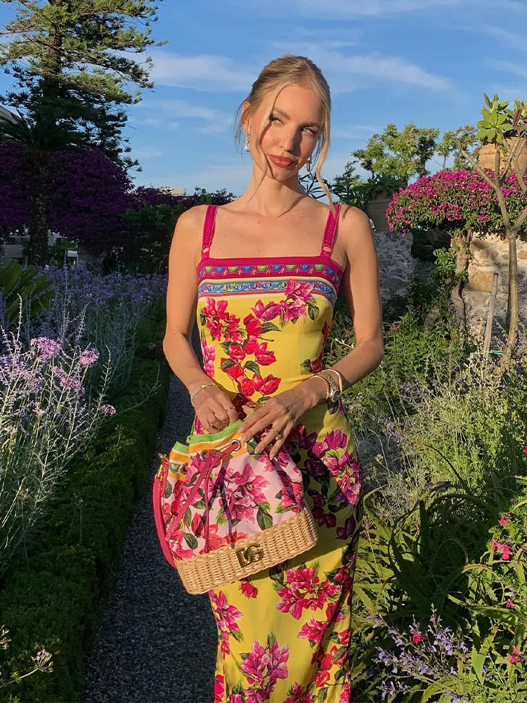 Primrose | Floral Midi Dress