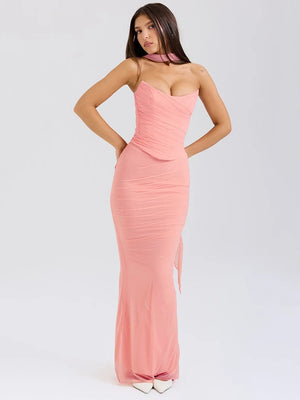 Isadora | Sculpt Gown - Pink