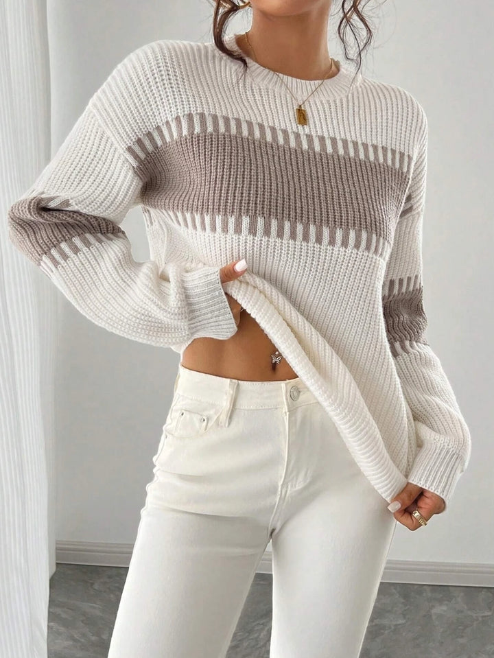 Daisy - Contrast Stripe Knit