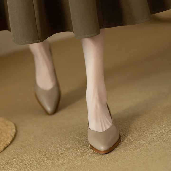 Sandra | Classic Block Heel Pumps