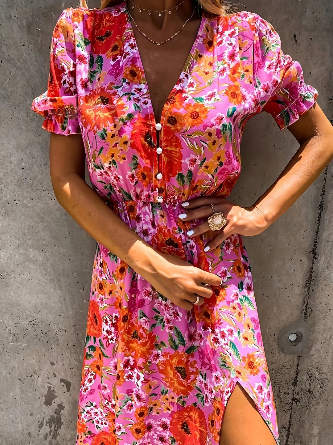 Hollie | Boho Flow Maxi Dress