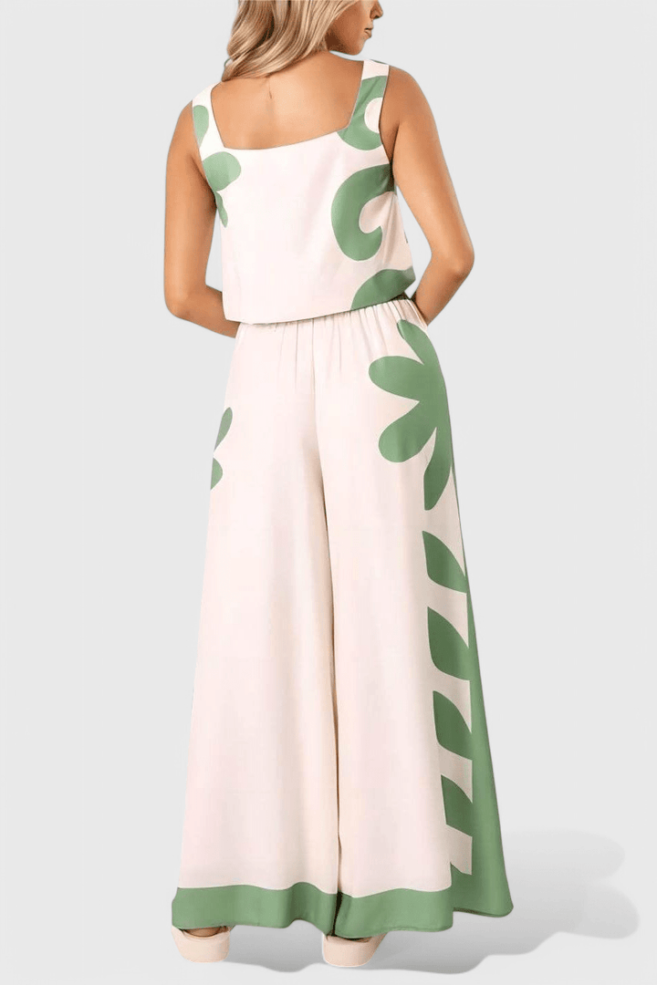 Serafina | Strapless Floral Outfit