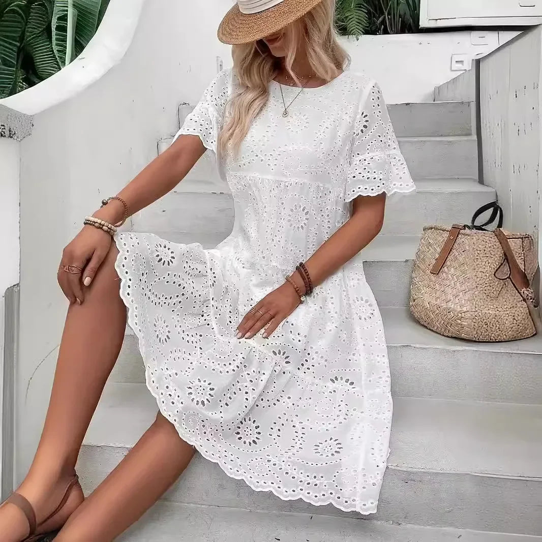 Jacky | Elegant Lace Midi Dress