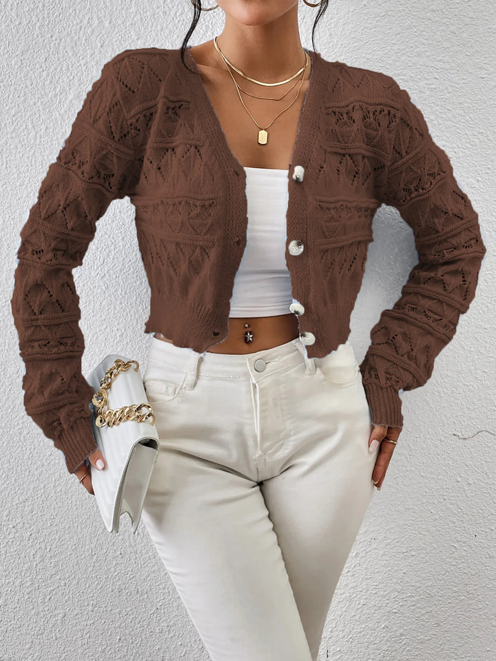 Léonie - Lace Knit Cardigan