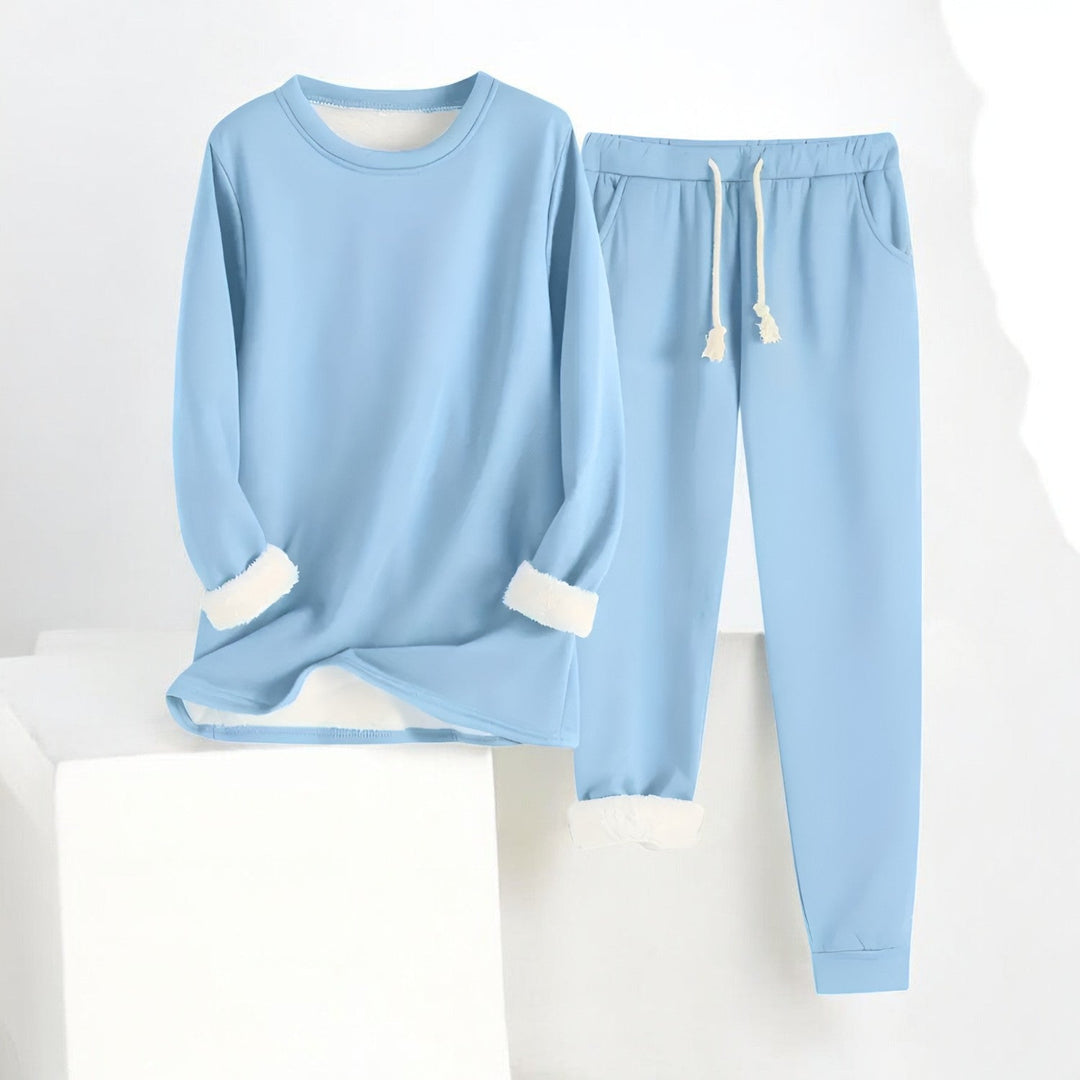 Mia | Fleece Thermal Lounge Set